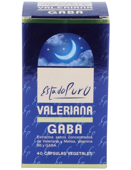 Valeriana Con Gaba 40Cap. Estado Puro