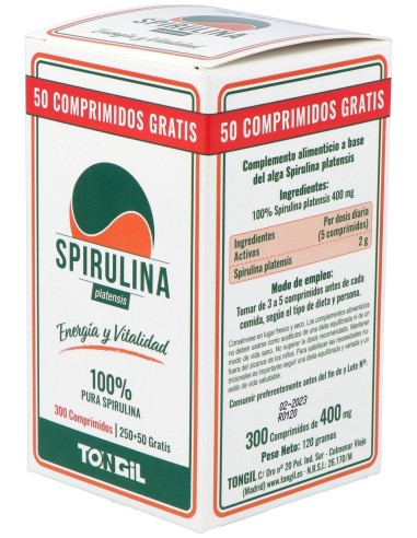 Tongil Spirulina 250 Comp