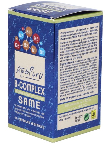 B Complex-Same 60Cap. Estado Puro