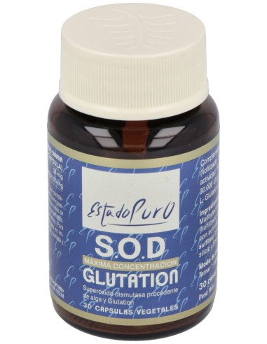 Sod Glutation 30Cap. Estado Puro