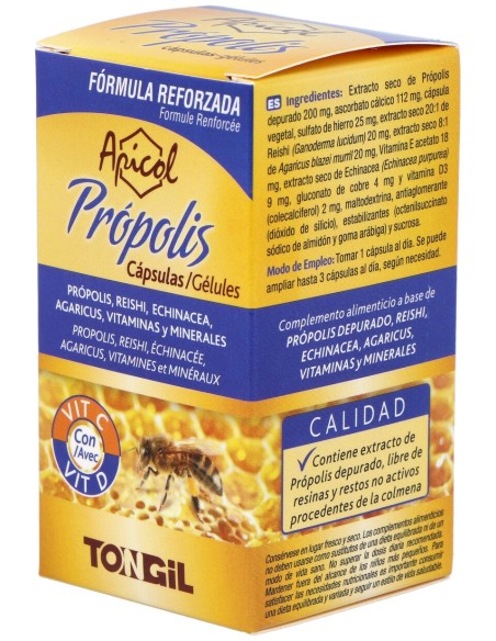 Apicol Própolis 1021Mg 40 Perlas