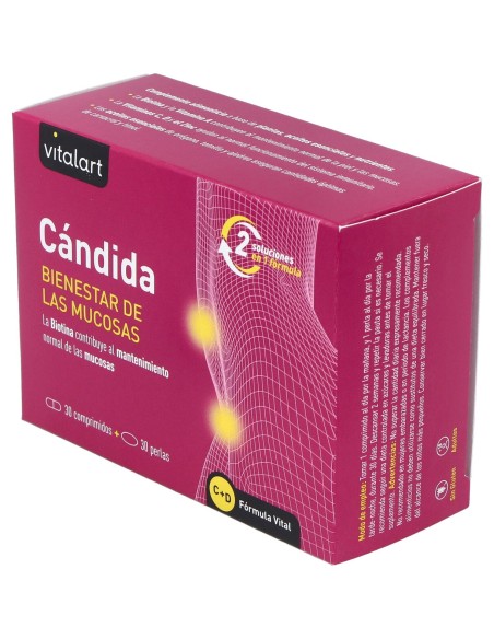 Vitalart Vitalart Cándida 30Compr + 30 Perlas