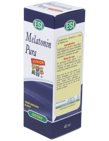 Melatonin Junior 1Mg. Sabor Chocolate Blanco 40Ml.