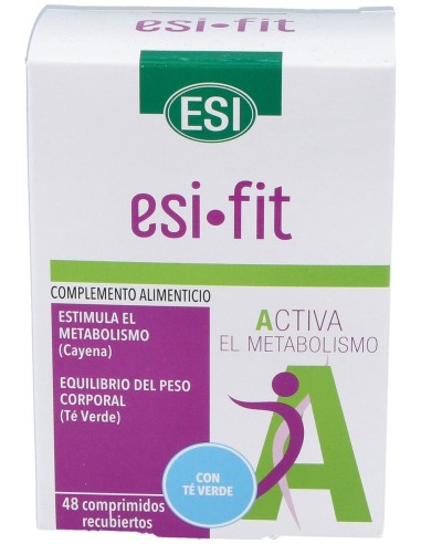 Esi Fit Activa El Metabolismo Té Verde 48Comp
