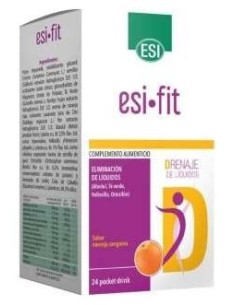 Esi Fit Drenaje De Liquidos Naranja Nanguina 24 Sobres