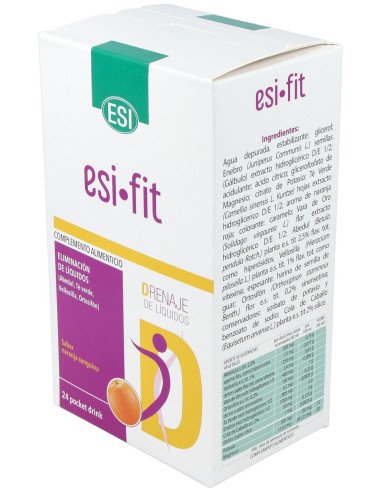 Esi Fit Drenaje De Liquidos Naranja Nanguina 24...