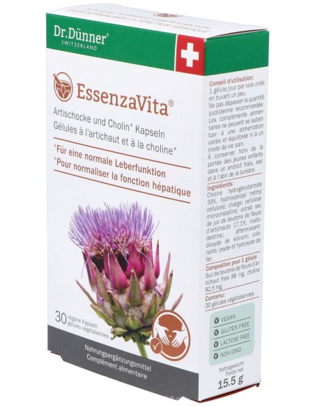 Dr. Dunner Essenzavita Alcachofa Colina 30Caps