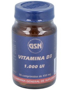 Gsn Vitamina D3 1000Ui 90Comp