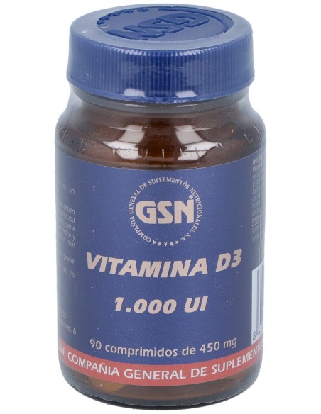 Gsn Vitamina D3 1000Ui 90Comp