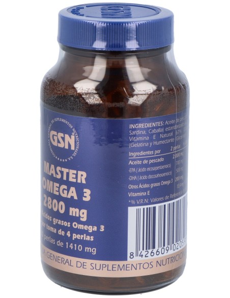 Gsn Master Omega 3 80 Perlas