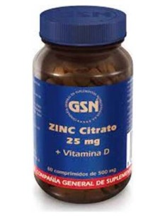 Gsn Zinc Citrato 25Mg 80Comp