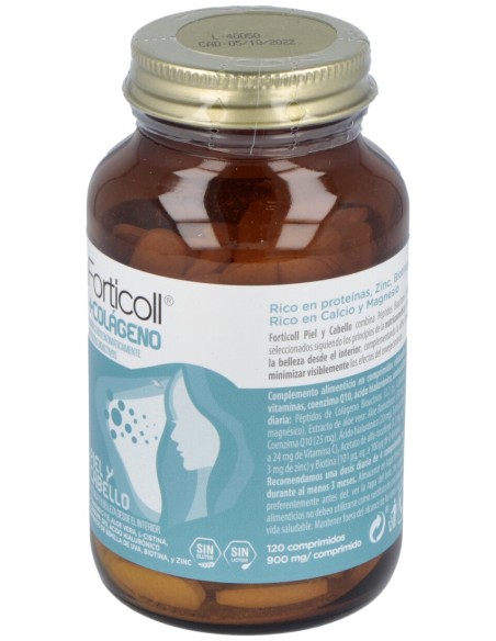 Colageno Bioactivo Piel-Cabello 120Comp. Forticoll