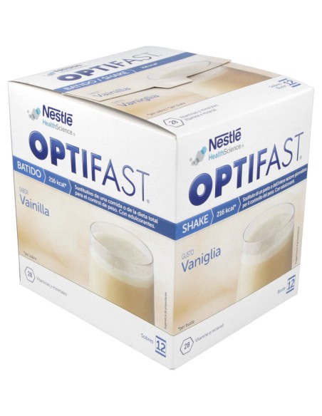 Optifast Milkshake Batido Vainilla 12 Ud