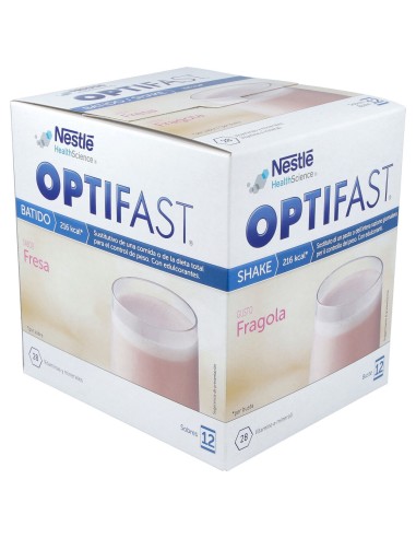 Optifast Batido Fresa 12 Sobres