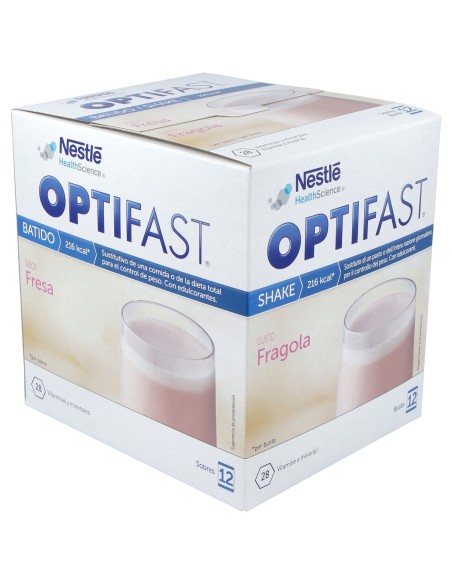 Optifast Batido Fresa 12 Sobres
