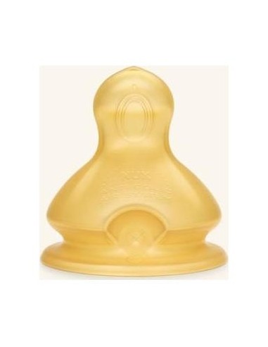 Nuk Tetina Látex Boca Ancha T1 Orificio M 2Uds