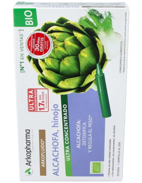 Arkofluido Alcachofa E Hinojo 20Amp Bebibles