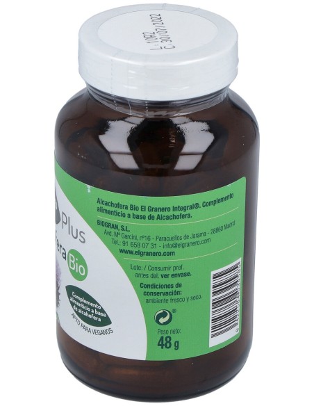 Granero Integral Alcachofera Plus Bio 120Caps