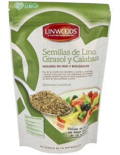 Semillas De Lino Calabaza Girasol Molido 200G Bio