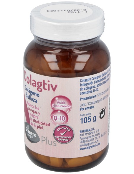 Colagtiv Belleza Colageno 120Comp.