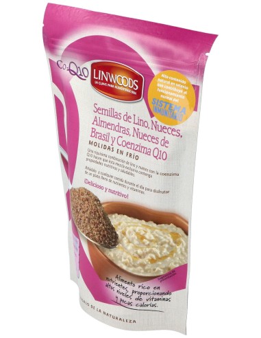 Semillas De Lino Con Nueces Almendras Q10 200Gr.