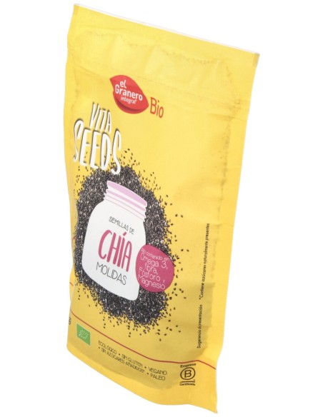 El Granero Integral Vitaseeds Semillas De Chia Molidas Bio 200G