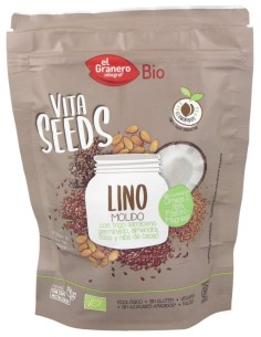 El Ganero Integal Lino Molido Trigo Sarrac Cacao 200 G