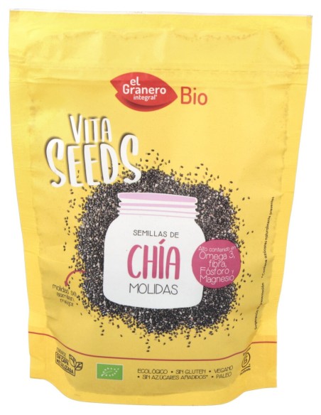 El Granero Integral Vitaseeds Semillas De Chia Molidas Bio 200G