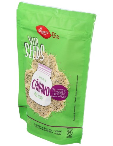 Vitaseeds Semillas De Cañamo Peladas 200Gr. Bio