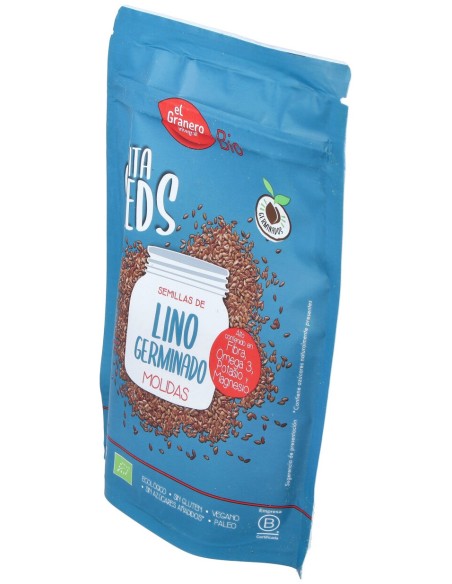 El Ganero Integal Lino Germinado Vitaseeds Bio 200 G