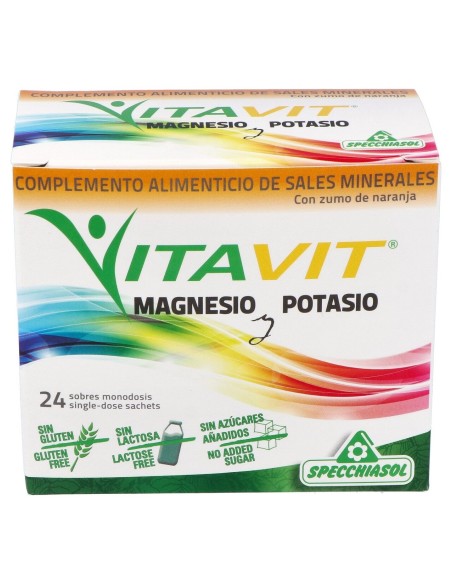 Vitavit  Magnesio Y Potasio 24 Sobres