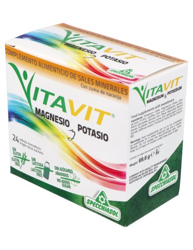 Vitavit  Magnesio Y Potasio 24 Sobres