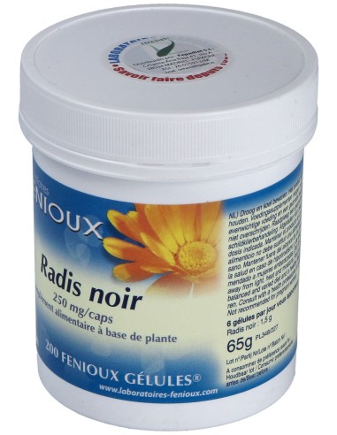 Rabano Negro 250Mg. 200Cap.