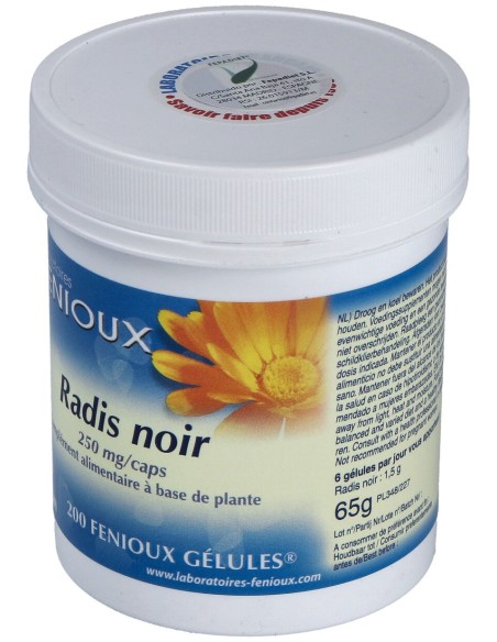 Rabano Negro 250Mg. 200Cap.