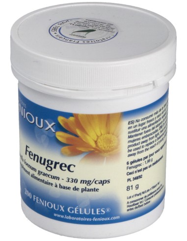 Fenioux Fenogreco 330Mg 200Caps