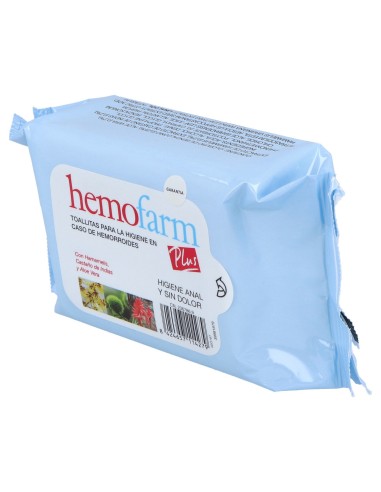 Hemofarm Plus Hemorroides 40Toallitas