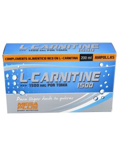 Mega Plus L Carnitina Recovery 1500Mg 20X10Ml
