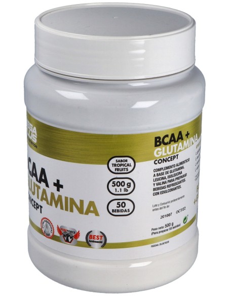 Mega Plus Bcaa+Glutamina Concept Tropical 500G
