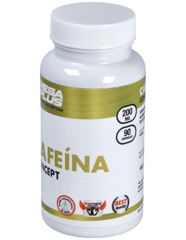 Mega Plus Cafeina Concept 200 Mg 90 Capsulas