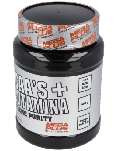 Bcaa+Glutamina Sabor Fresa 600Gr. Extreme Purity