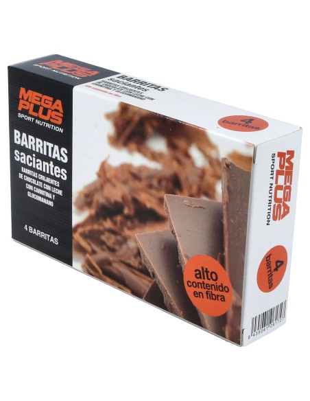 Mega Plus Barritas Saciantes 4Uds