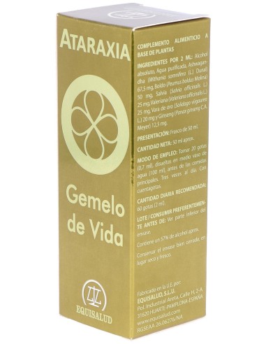 Ataraxia Gemelo De Vida 50Ml.