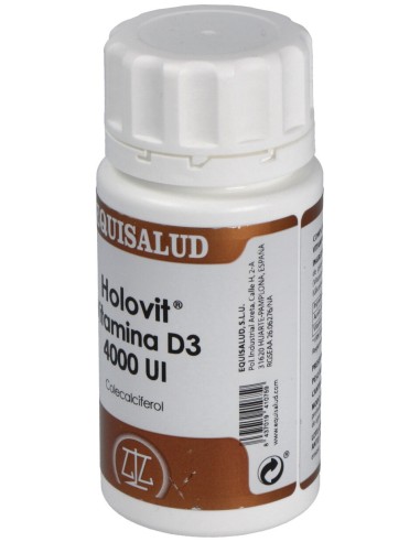 Holovit Vitamina D3 4000Ui Colecalciferol 50Caps