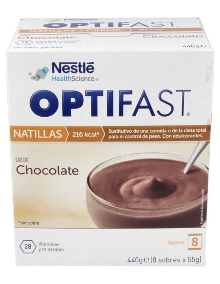 Optifast Natillas Chocolate 9 Sobres