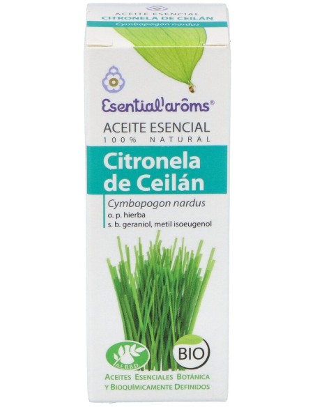 Citronela De Ceylan Aceite Esencial Bio 10Ml.
