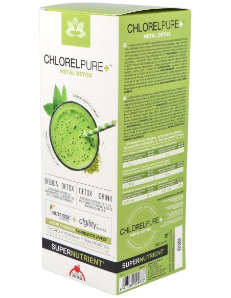 Chlorelpure Metal Detox 500 Ml Intersa