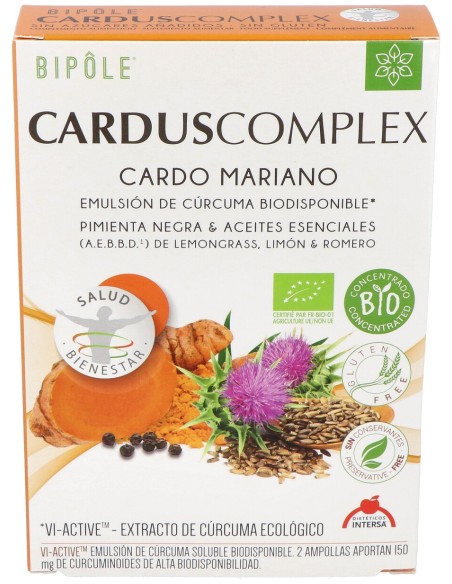 Intersa Cardus Curcuma Complex 20Amp