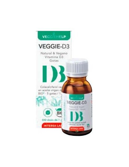 Intersa Veggie Vitamina D3 Gotas 20Ml