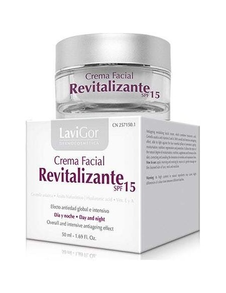 Crema Facial Revitalizante Spf 15 50Ml.