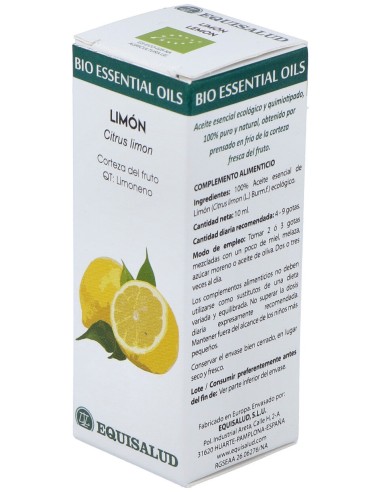 Bio Essential Oils Limon Aceite Esencial 10Ml.